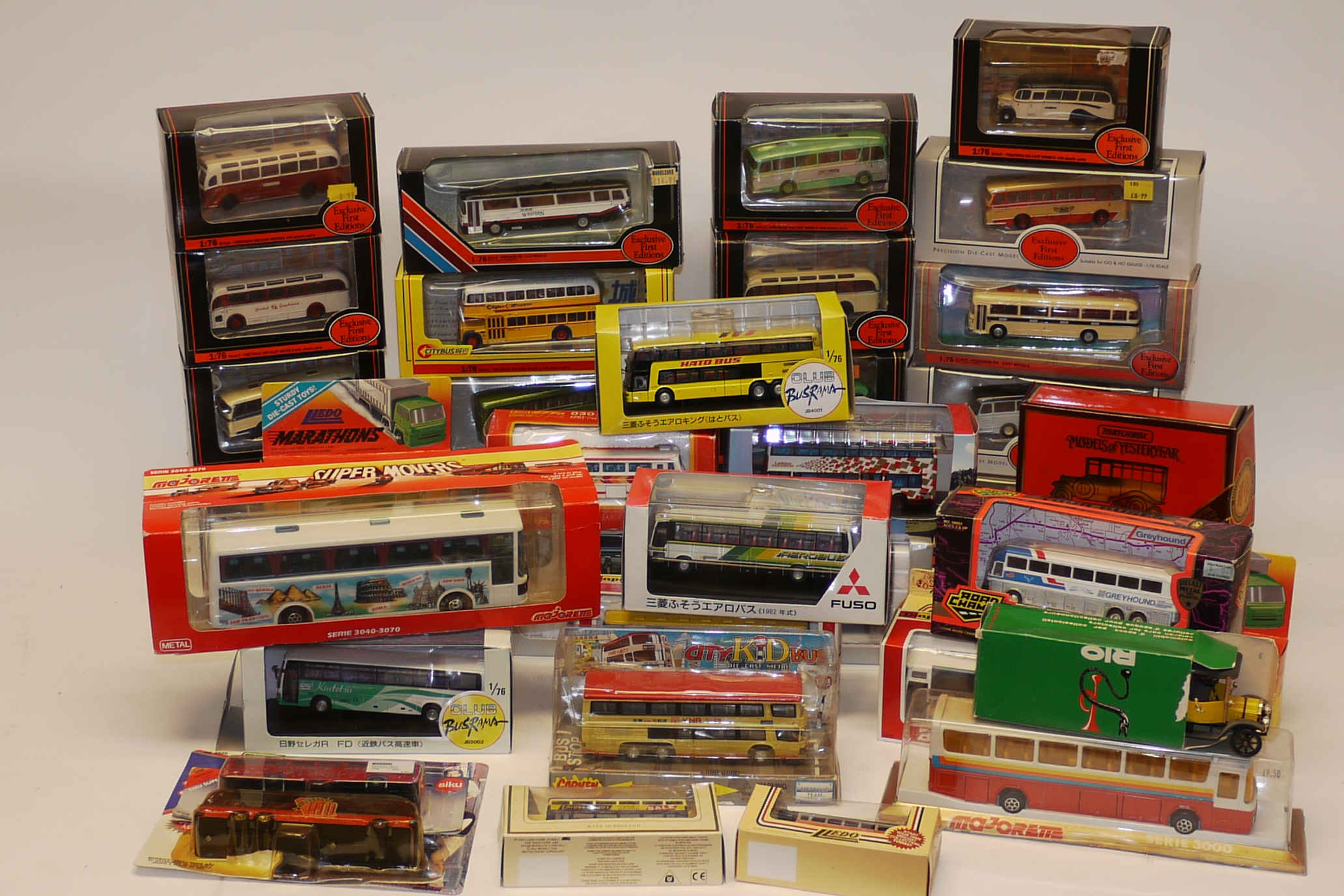 Exclusive First Edition Buses and Coaches and Others All boxed 1:76 scale examples by E.F.E.