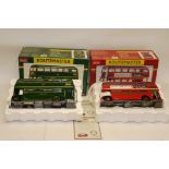 Sunstar Buses, A boxed pair of 1:24 scale double decker buses by Sunstar both limited edition,