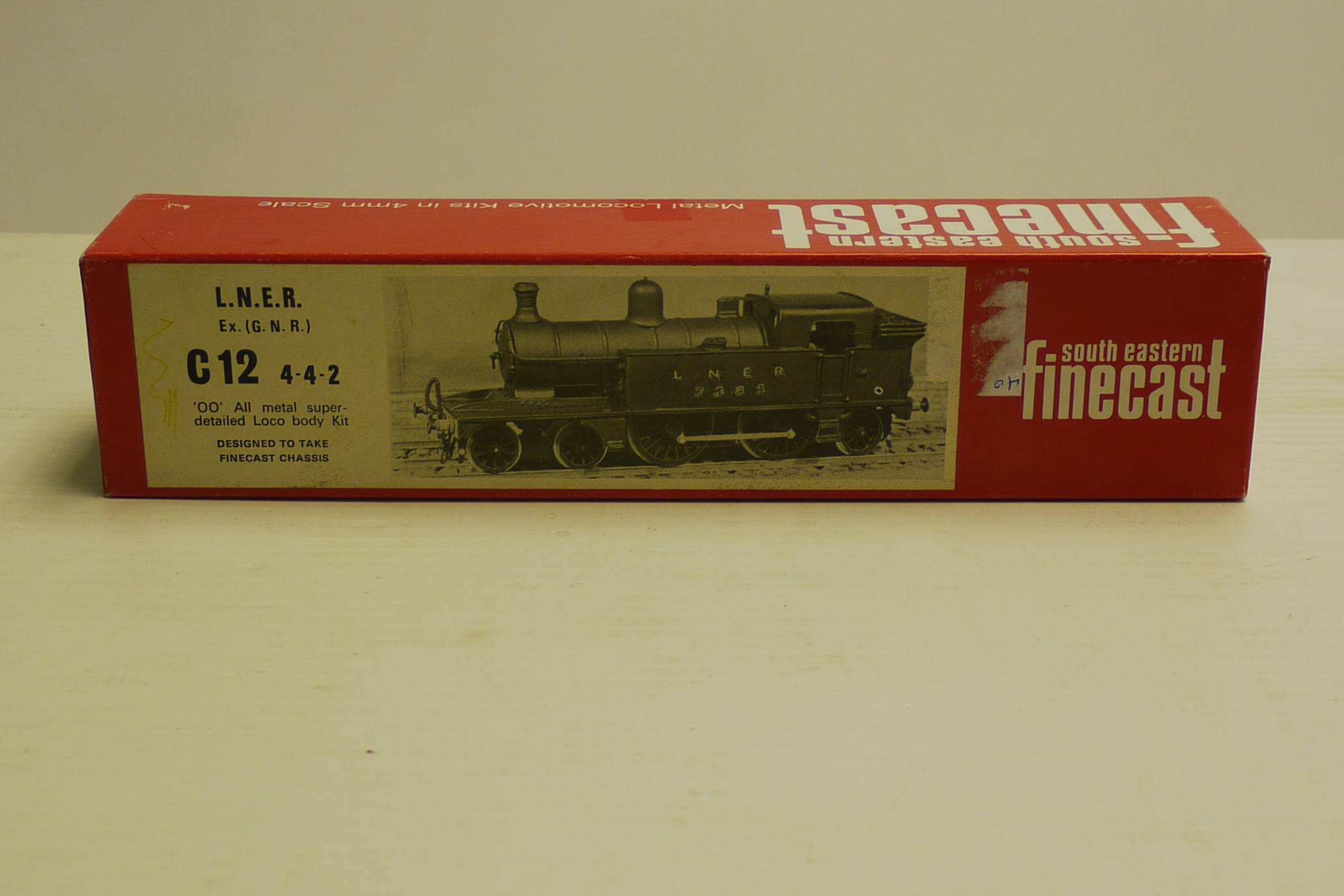 South Eastern Finecast unmade 00 Gauge C12 4-4-2T Locomotive Kit, with wheels and etched chassis