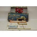 Aircraft Model Kits, A collection of boxed and packaged examples, including balsa wood models by