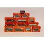 Triang/Hornby (Margate) OO Gauge Boxed Freight Stock, comprising 3 R670 Palethorpes vans, 2 R671 LMS