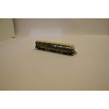 The Works 00 Gauge Pullman Observation Coach, in chocolate and cream livery, VG