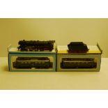 Marklin HO Gauge Locomotives DG green 3039 E40 210 and 3034 E41024 Electric Locomotives, in original