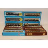 Boxed Airfix/GMR OO Gauge Coaching Stock, comprising 5 GWR 'Centenary' coaches, 2 GW Autocoaches and