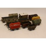 Bing and Carette/B-L O Gauge Freight Stock, comprising early Bing 'Shields and Brown' tank wagon