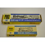 Piko HO Gauge Steam Locomotives, DB black, BR52 2-10-0 19-20 and BR86 2-8-2T, both in original