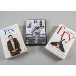 Stephen Fry, The Fry Chronicles' and 'Moab is my Washpot' both paperbooks and DVD 'Wilde' all with