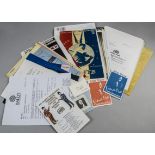 Frank Sinatra, a collection including Bally's, Las Vegas four memos about Sinatra's arrival and