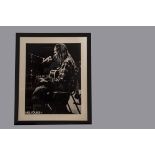Neil Young / Promo Photograph, large 27" x 21" Framed Reprise Promo Photograph of Neil Young circa
