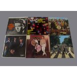 LP Records, approximately seventy albums of various genres including The Beatles, Rolling Stones,