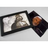 Star Wars, Count Dooku, a 30cm x 20cm colour photograph signed 'My Best Christopher Lee' together