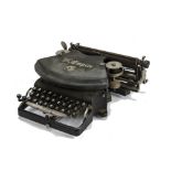 An Empire typewriter, No 1, with black crInkle finish