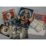 Arthur Askey, autographed autobiography with dedication, twenty plus letters and cards from Arthur