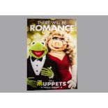 Muppets, two large vinyl wall hangings measuring 2.40m x 1.50m promoting the film, Animal on one