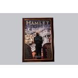 Hamlet, a large image of the DVD film case with an inscription written on it stating thanks 'For the