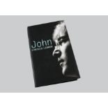 John Lennon, hard backed book 'John' with a signature inside of Cynthia Lennon, very good condition