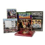 The Beatles, Sgt. Peppers, five related items, two jig-saw puzzles (sealed), photo album (sealed),