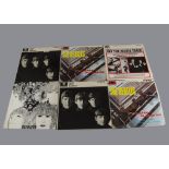 The Beatles, five albums comprising Please Please Me (2 Copies both reissues), With The Beatles (2