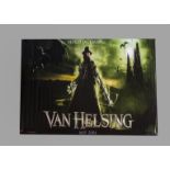 Mockingjay/Van Helsing, two large vinyl wall hangings Mockingjay 2.4m x 1.5m, scrolled, Van