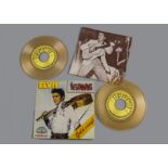 Elvis Presley, The Beginning - Double 7" Album on gold vinyl released on Sun (LPM 500) 1977.