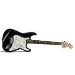 Neil Young / Guitar / Signature, A Fender Squier Stratocaster electric guitar with a signature by
