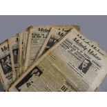 Melody Maker, approximately thirty-five copies from the 1950s - most have some wear to the edges and