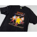 Queen, A Kind Of Magic / Magic Tour T Shirt - Original T shirt (XL) from 1986 with Band Cartoon to