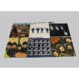 The Beatles LPs, Six UK 'One EMI Box' 1969 Releases comprising Sgt Pepper (Mono with card), Help,