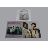 The Specials LPs, Three live albums comprising Niteklubbing Monkey Men (small 'bloom' mark on vinyl,