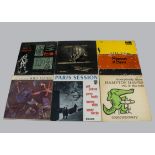 Jazz LPs, approximately fifty albums with artists including Miles Davis, Modern Jazz Quartet,