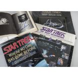Star Trek, Deep Space Nine post art portfolio, The Next Generation 5th Anniversary TV cards -