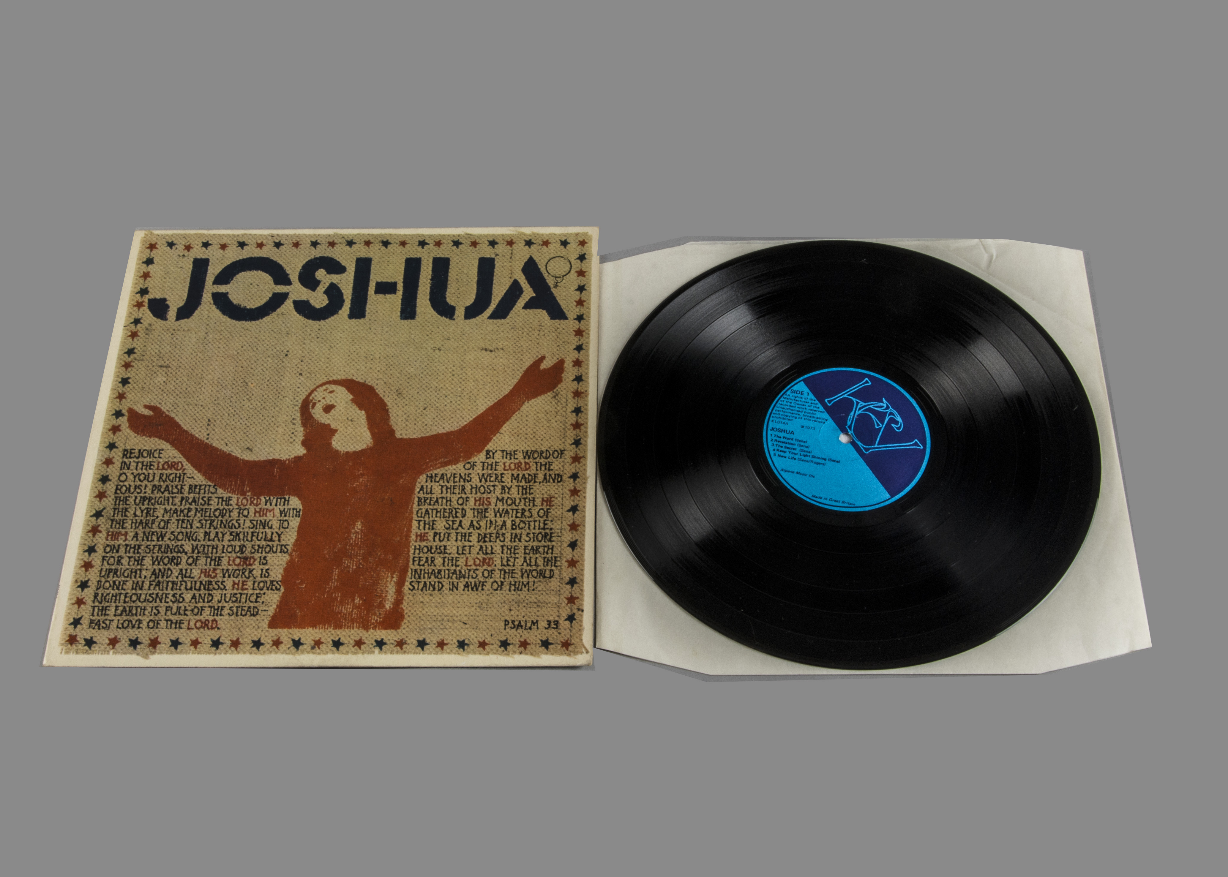 Joshua LP, Original UK release on Key - KL 014 - Sleeve Excellent, Vinyl EX+