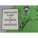 Emerson Lake and Palmer / Carl Palmer, Original tee-shirt worn by Carl Palmer during Emerson Lake