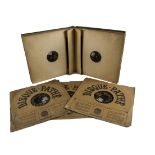 Fourteen 14-inch Pathé records, by Affre, Albers, Belhomme, Dupre, Vaguet, Vigneau and others, 11 in