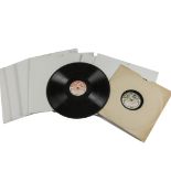 Didur, 10¾-inch records: eight Fonotipia, in 12-inch white covers (8)