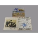 Neil Young / Signature, three albums with signatures to the front all with COAs comprising: Comes