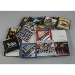 The Beatles, A collection of Beatles CDs including Anthology 1,2 & 3 Box set, Live at the BBC, White