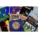 Progressive Rock / Programmes, twelve tour / concert programmes comprising Yes, Led Zeppelin,