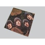 The Beatles / Signatures, Rubber Soul LP - Album sleeve with signatures of all four Beatles. This