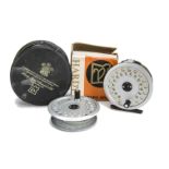 Angling Equipment, Reel, a Hardy Viscount 140 Mark II fly reel, 3 1/2", in Hardy zipped plastic