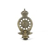 Motoring, a early 1900' s car badge, " The Royal Automobile Club" , plated brass, single bolt base