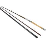 Angling Equipment, an East Anglian rod company, Beach caster rod, 2pce 12' 6" hollow fibreglass