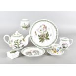A collection of Port Merion tea ware, Botanic Gardens, including teapots, cups etc