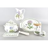 A collection of Port Merion tea ware, Botanic Gardens, including tureen and covers, plates etc,