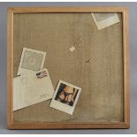 Three Damjanovski acrylic prints, titled Polaroid 1, 2 and 3, signed verso, 39 cm x 39 cm, water