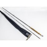 Angling Equipment, a Hardy, Richard Walker Farnborough No3, 10' carbon/graphite 2pce fly rod, # 7/8,