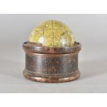 A James Wyld's pocket terrestrial globe, three and half inch with Cooks voyage, and others