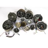 Motoring, a selection of Instruments and clocks, by Smiths, Jaeger,inc,"in car" time pieces,