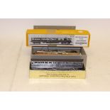 Unmade and Part-Built OO Gauge GWR Steam Railmotor Kits, including unbuilt kit by Nu-cast, two