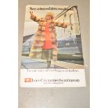 Original British Rail Posters, Three 1970s Intercity examples comprising, ' See a Friend This